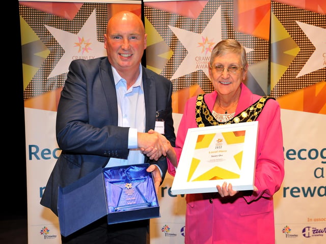 Local Hero - Sean Orr, presented by Mayor of Crawley Jilly Hart