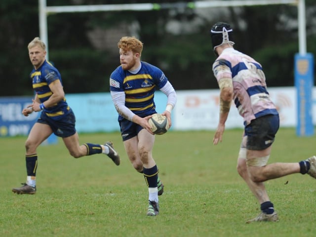 Action from Worthing Raiders' win over Westcombe Park at Roundstone Lane