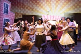 Lizzie Alderton as Tracy Turnblad in the HAODS production of Hairspray. Picture: Katherine French