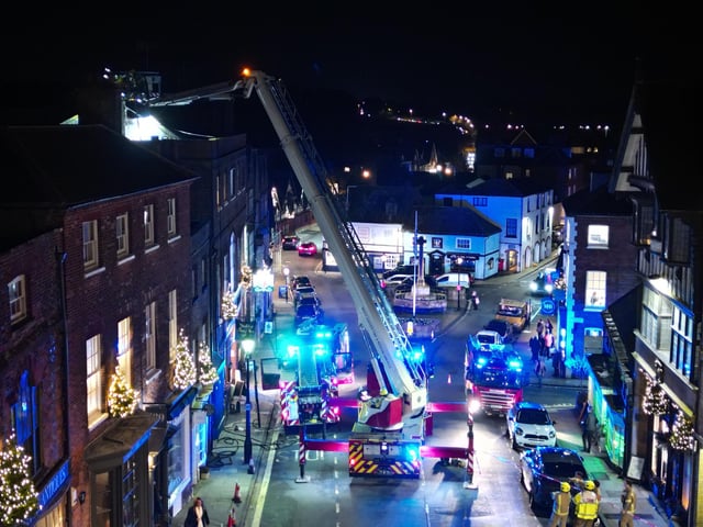 Firefighters called to tackle blaze at historic West Sussex hotel