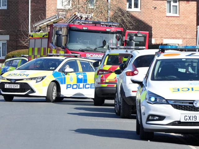 A man who was ‘negotiated’ to leave an address in Sussex has been arrested on suspicion of harassment.