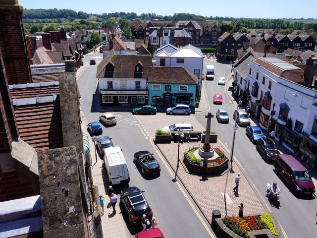 View from the roof of the Norfolk Hotel in July 2015