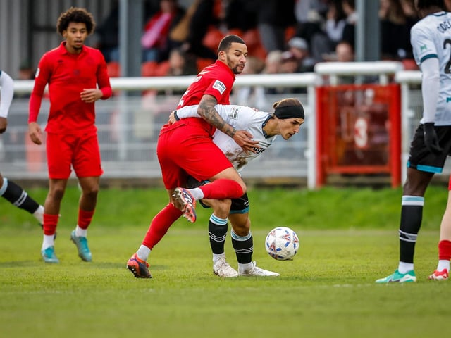 Action from Eastbourne Borough's brilliant 5-2 win away at Dover Athletic in the National League South