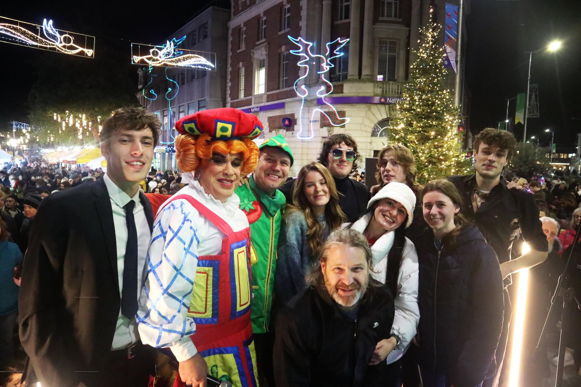Eastbourne's Christmas lights switch-on event 2024 in Terminus Road. Photo supplied by Your Eastbourne BID.