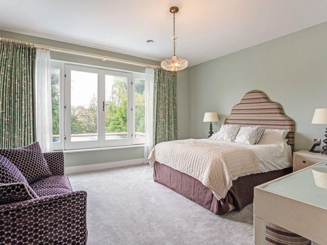 The master bedroom