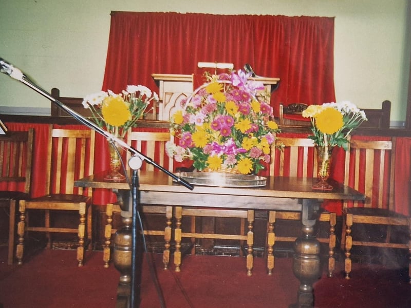 The church in the 1990s, looking very different to how it is today