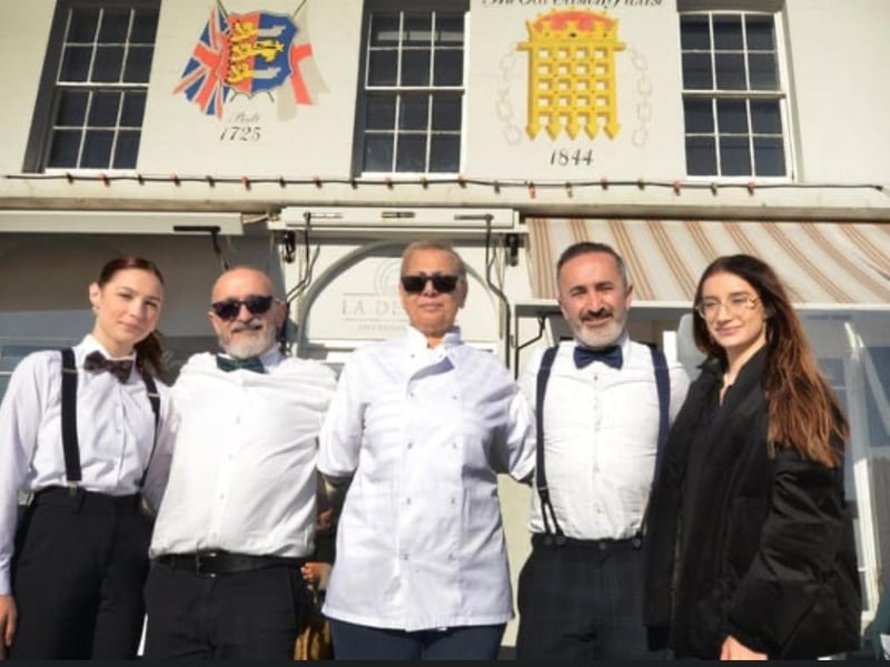 La Delizia, at East Parade, in Hastings Old Town, opposite the boating lake, is a family run eatery and delictatessan with outdoor seating that serves authentic Italian gelato, including the famous Affogato Ale Cafee, coffee float.
