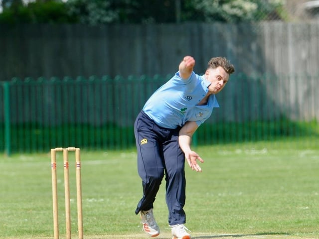 Action from the Sussex Cricket League Division 2 clash between Worthing v Burgess Hill. Picture by Stephen Goodger