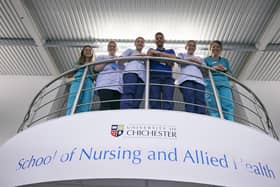 Chichester University's extended school of nursing opened last week