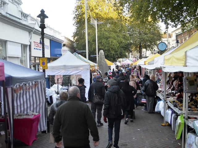 Eastbourne Christmas Lights Switch On (Photo by Jon Rigby)