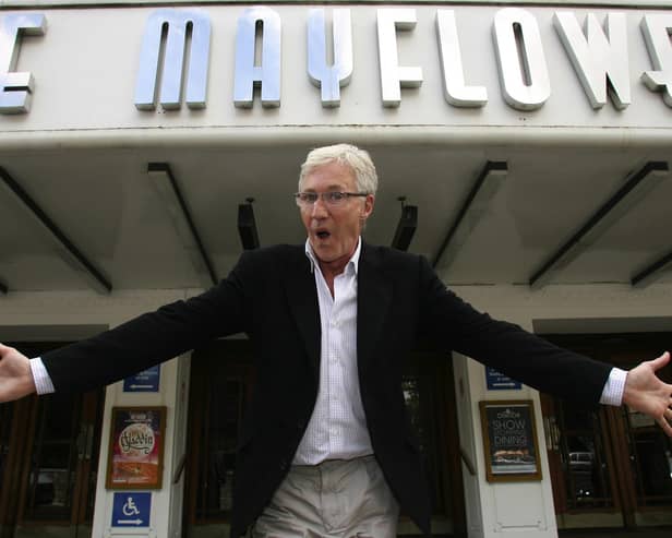 Paul O'Grady pictured at Southampton's Mayflower Theatre by Chris Moorhouse