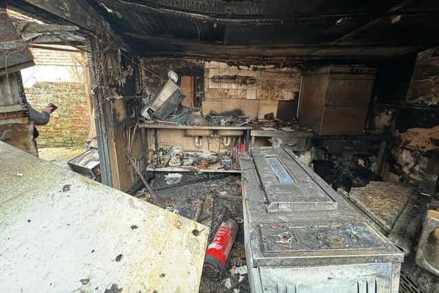 Maximum Diner owner Mustafa Gurol said he is devastated after a fire tore through his business on Uckfield High Street.