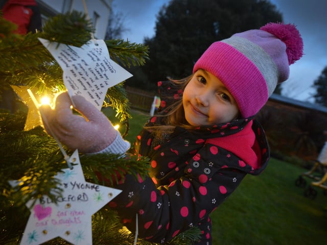 Lights of Love at St Michael's Hospice in St Leonards on December 10 2023.