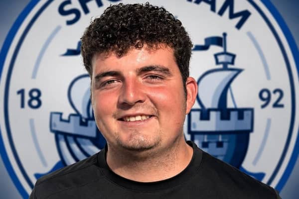 Connor Cox has left Shoreham | Picture via Shoreham FC