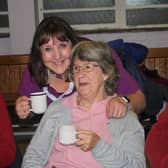 Gail is pictured with Bereavement Journey course participant Mary 