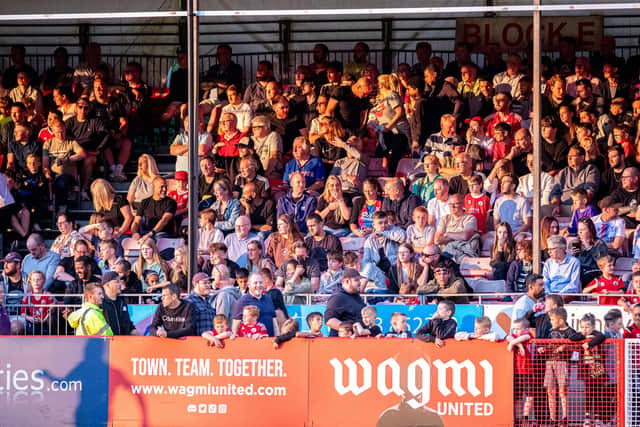 Crawley welcomed Premier League outfit Crystal Palace and – 5,562 fans – to the Broadfield Stadium this evening (Wednesday, July 19) for a pre-season friendly. Photo: Eva Gilbert Photography