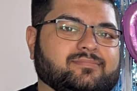 urgently need to find Hamza, 29, who is missing from hospital and is believed to be in the Burgess Hill area. Picture courtesy of Sussex Police