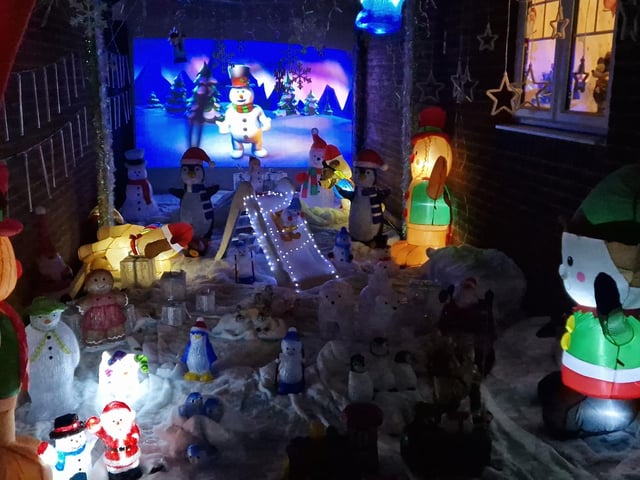 Hundreds of people turned out to see the switch on of Christmas lights in Worthing, with Santa giving out treats for all the children