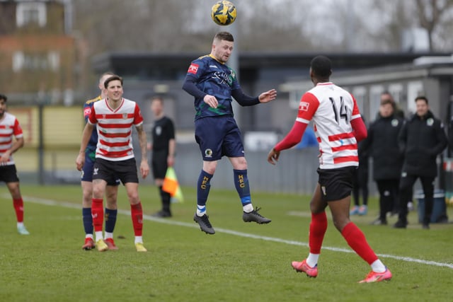 Action from Horsham's consummate 4-1 win at Kingstonian in the Isthmian Premier