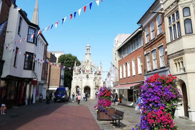 Chichester's Market Cross - picture via Great Sussex Way