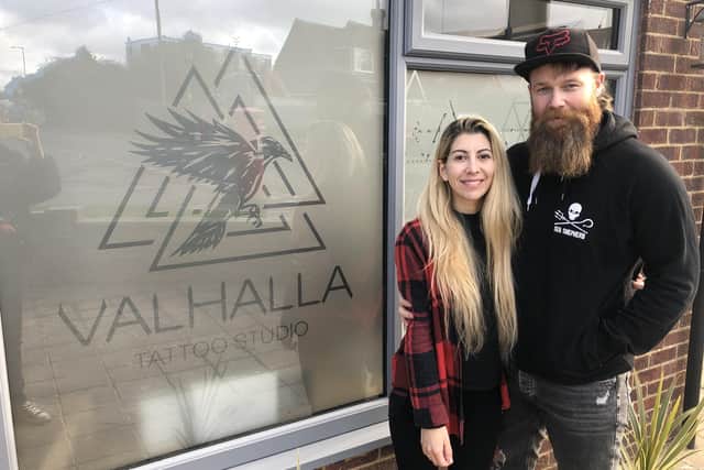 Polegate couple opens tattoo parlour going against the stereotype: ‘It’s like a dream’