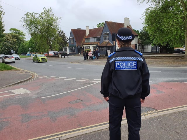 Adur and Worthing Police said its neighbourhood team were out in the community last week ‘raising awareness and giving advice’ on knife crime as part of Op Sceptre.