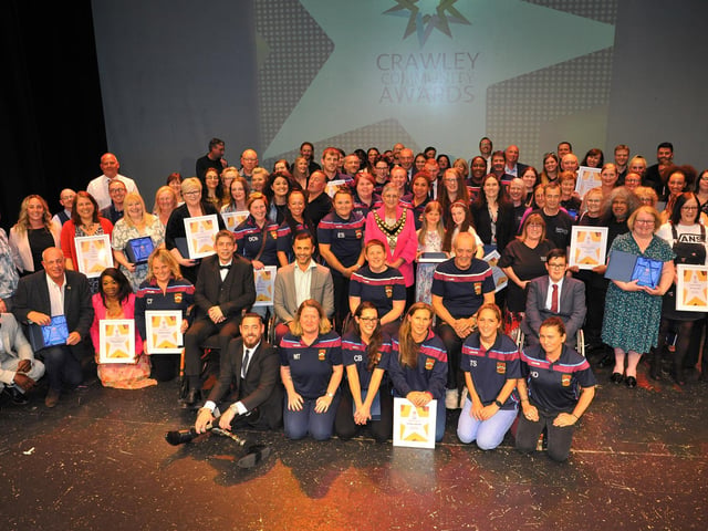 Crawley Community Awards at the Hawth. Pic S Robards SR2206081