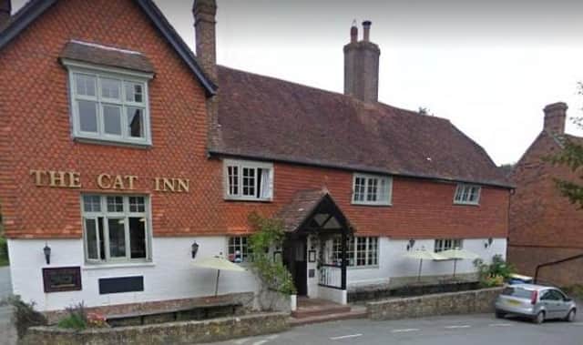 A charming 16th century freehouse in the village of West Hoathly, near East Grinstead, The Cat Inn is praised by diners for its cosy atmosphere and locally-sourced ingredients.