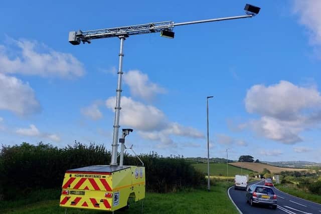 AI camera. Photo: Sussex Police