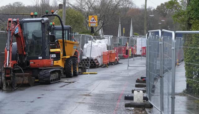 ‘A stench of raw sewage’ waffs around Barnham after a sewage pipe burst and major traffic disruption has been reported.