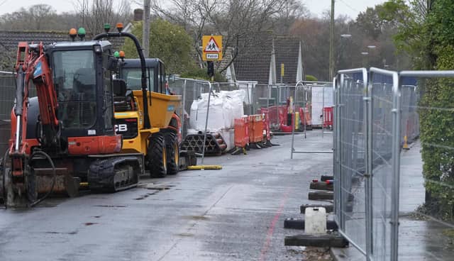 ‘A stench of raw sewage’ waffs around Barnham after a sewage pipe burst and major traffic disruption has been reported.