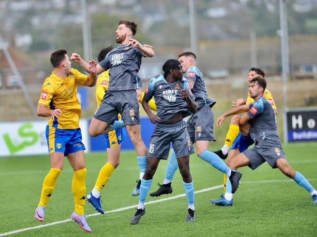Action and goal celebration's from Lancing's win over Three Bridges
