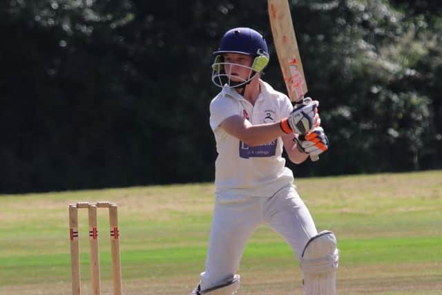 Alex Owen on his way to 21 for the 4th XI