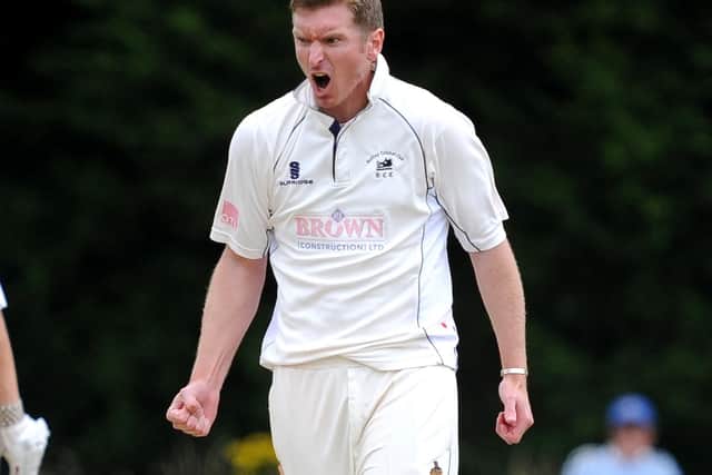 Leigh Harrison took five wickets against Middleton