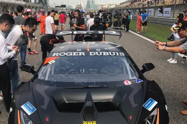 Sussex racing driver Jack Bartholomew managed to keep his championship title hopes alive last weekend with a podium finish at the penultimate round of the Lamborghini Super Trofeo Championship in Shanghai, China.