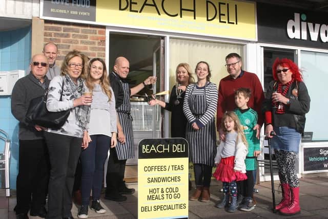 The deli was officially opened in Shoreham Beach on Saturday