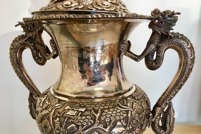 The cup dates back to 1880, and is thought to be made of Chinese silver