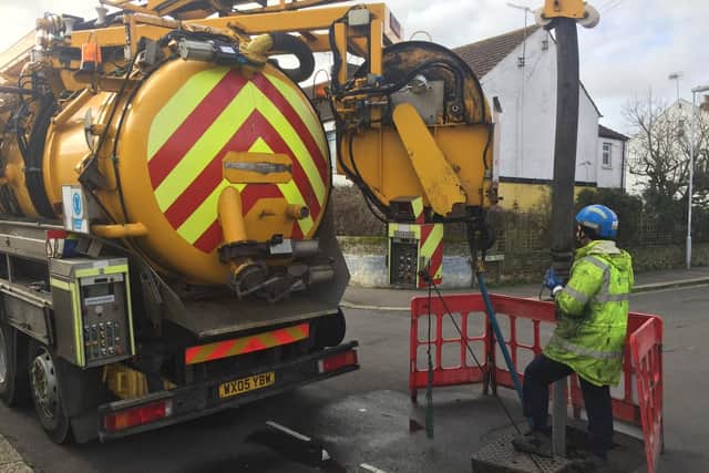 Southern Water has been giving Worthing's sewers a deep clean. Picture: Southern Water