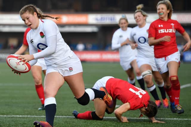 Jess Breach has been in flying form for the Red Roses in the Six Nations/ Picture by Getty Images for the RFU