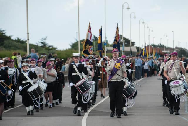 Littlehampton Armed Forces Day. The parade at last year's event
