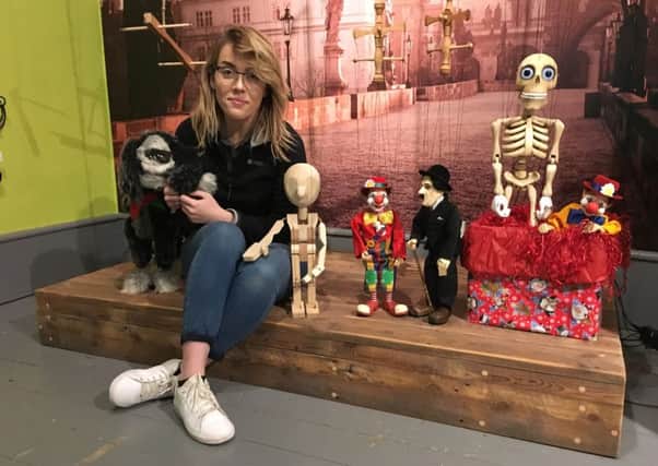 Lyndsey Delaney, 22, at Prestige Puppets in Chatsworth Road, Worthing