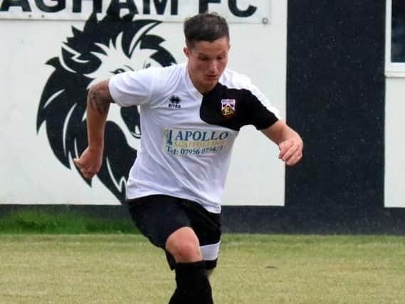 Scott Murfin in action for Pagham / Picture by Roger Smith