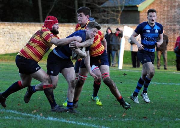 Adrian Lynch on the nove for Chichester against Medway / Picture by Kate Shemilt