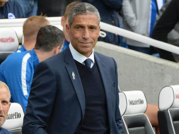 Albion manager Chris Hughton. Picture by Phil Westlake (PW Sporting Photography)