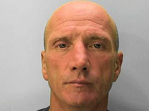 Police are offering a 500 reward for information leading to the arrest and conviction of Bexhill man Nigel Fry.