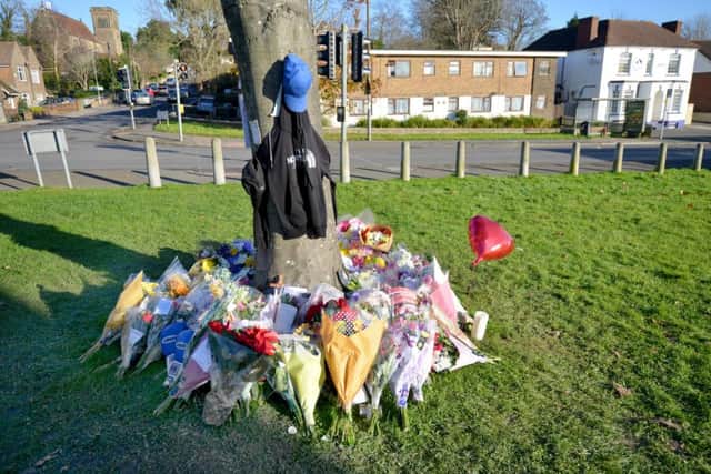 Floral tributes left in memory of Connor SUS-171129-162541001