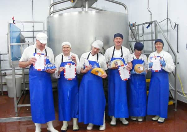 Award-winning team at High Weald Dairy, Horsted Keynes SUS-171130-112558001