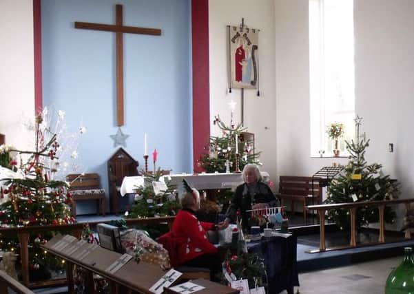 Some of the exhibits at last year's Christmas Tree Festival at St Anne's Church, East Wittering. Picture: George Andrews
