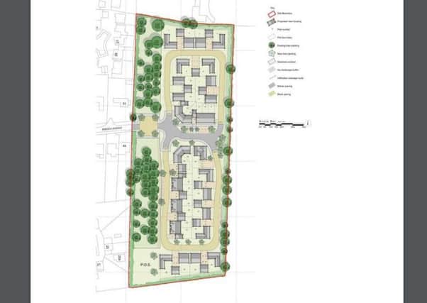 Plans for 34 Southbourne homes east of Breach Avenue