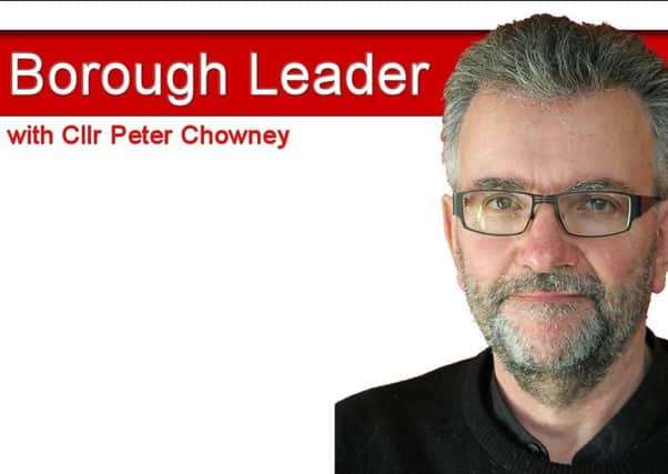 The Borough Leader with Cllr Peter Chowney